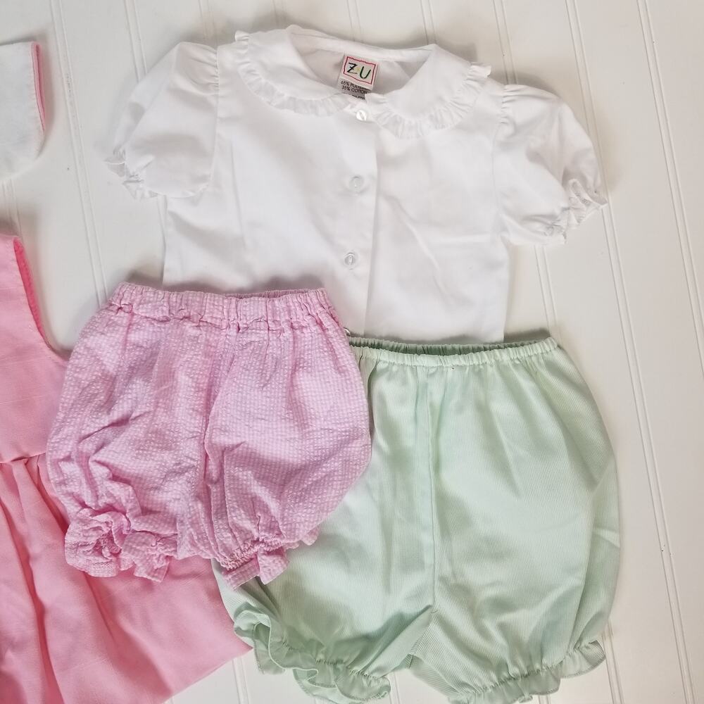 Infant Vintage Bundle 6-12 Month Dress Bloomers - Picture 10 of 14